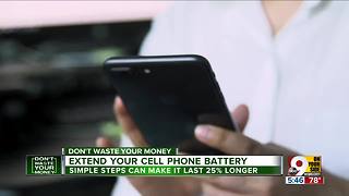 Extend your cellphone battery