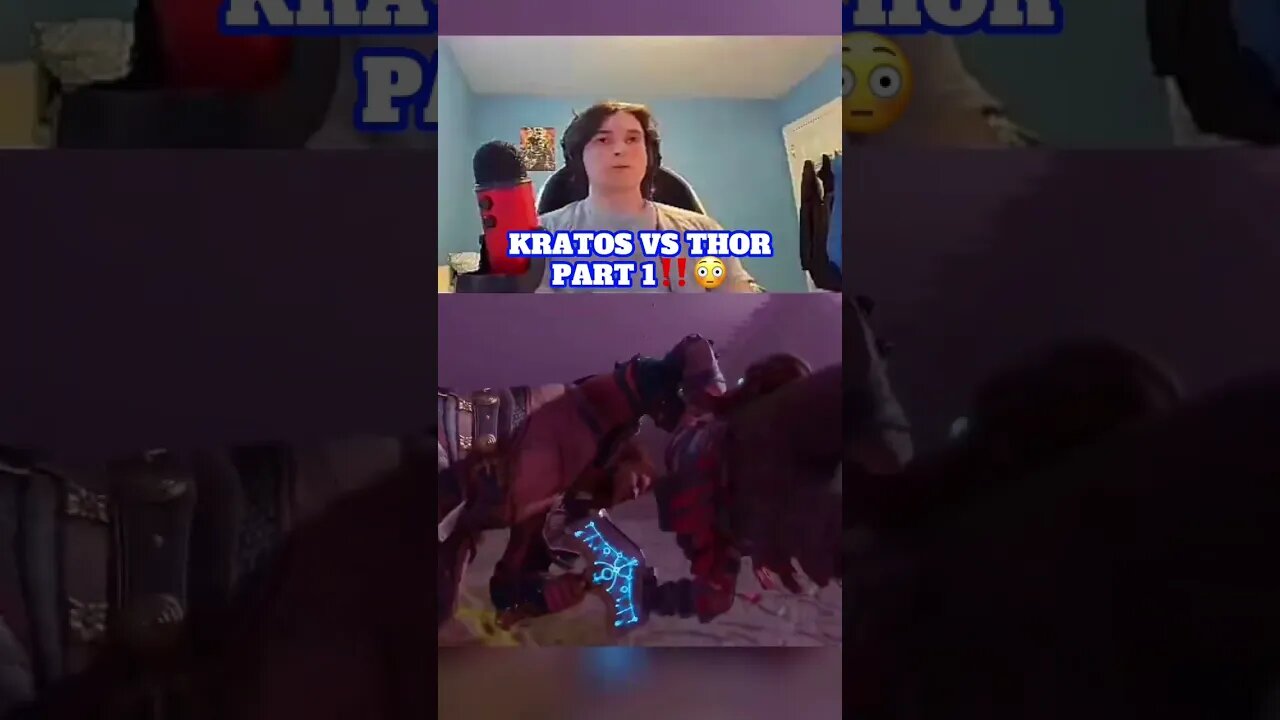 Kratos Vs Thor‼️“No More F*****g Games!”😳 | #shorts #godofwarragnarok #gaming #reaction