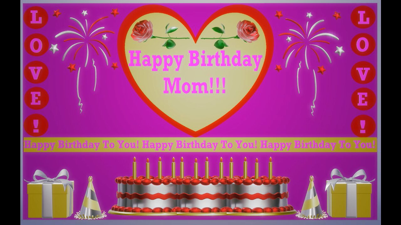 Happy Birthday 3D - Happy Birthday Mom - Happy Birthday To You - Happy Birthday Song