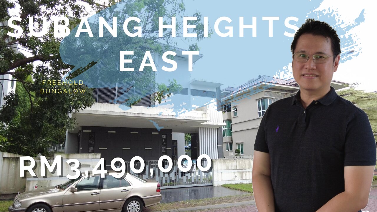 Subang Heights East RM3,490,000 2.5 Storey FREEHOLD Bungalow at Subang Jaya. Gated & Guarded