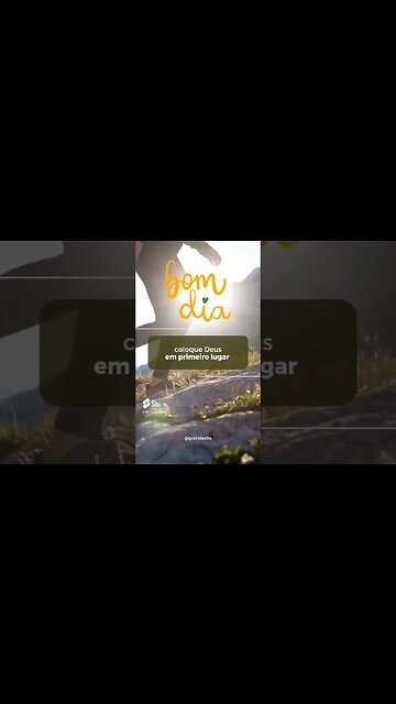 Coloque Deus na frente!