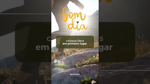 Coloque Deus na frente!