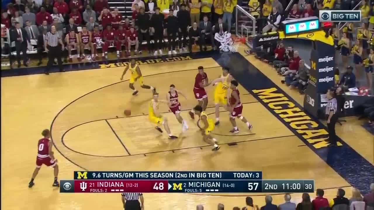 No. 2 Michigan stays unbeaten, beats No. 21 Indiana