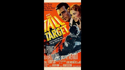 The Tall Target 1951, Dick Powell, Adventure Crime Drama Thriller