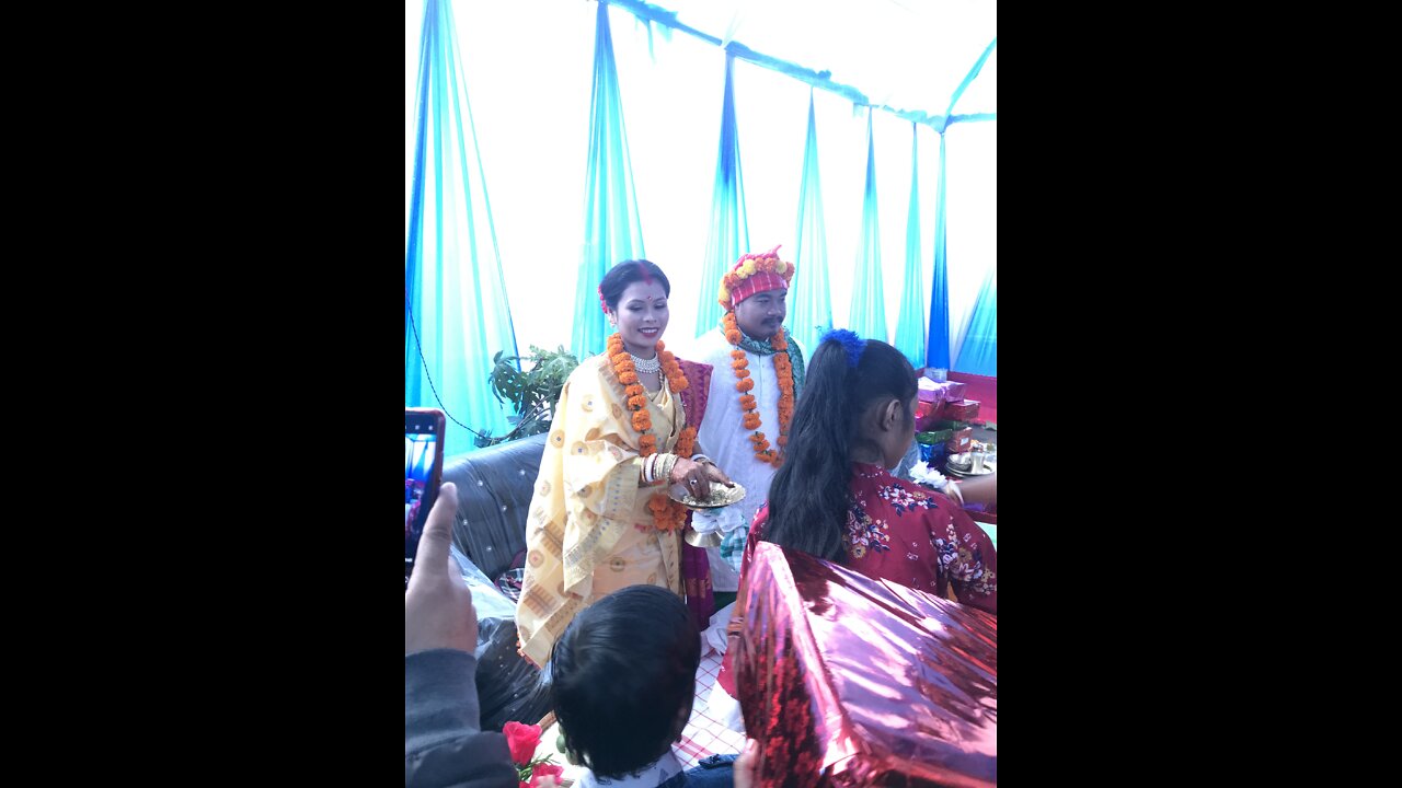 Bodo bride and groom