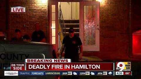 One dead in Hamilton apartment fire