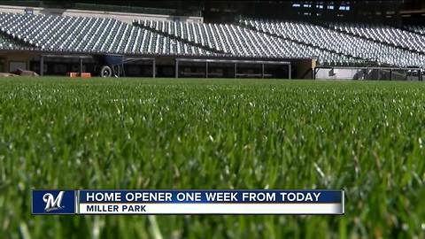 Miller Park grounds ready for home opener