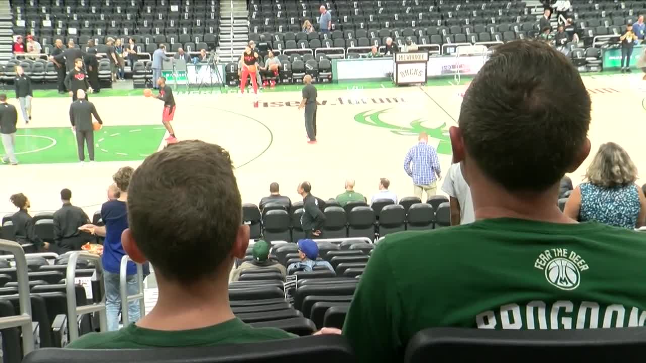 Bucks tip off for first time at Fiserv Forum