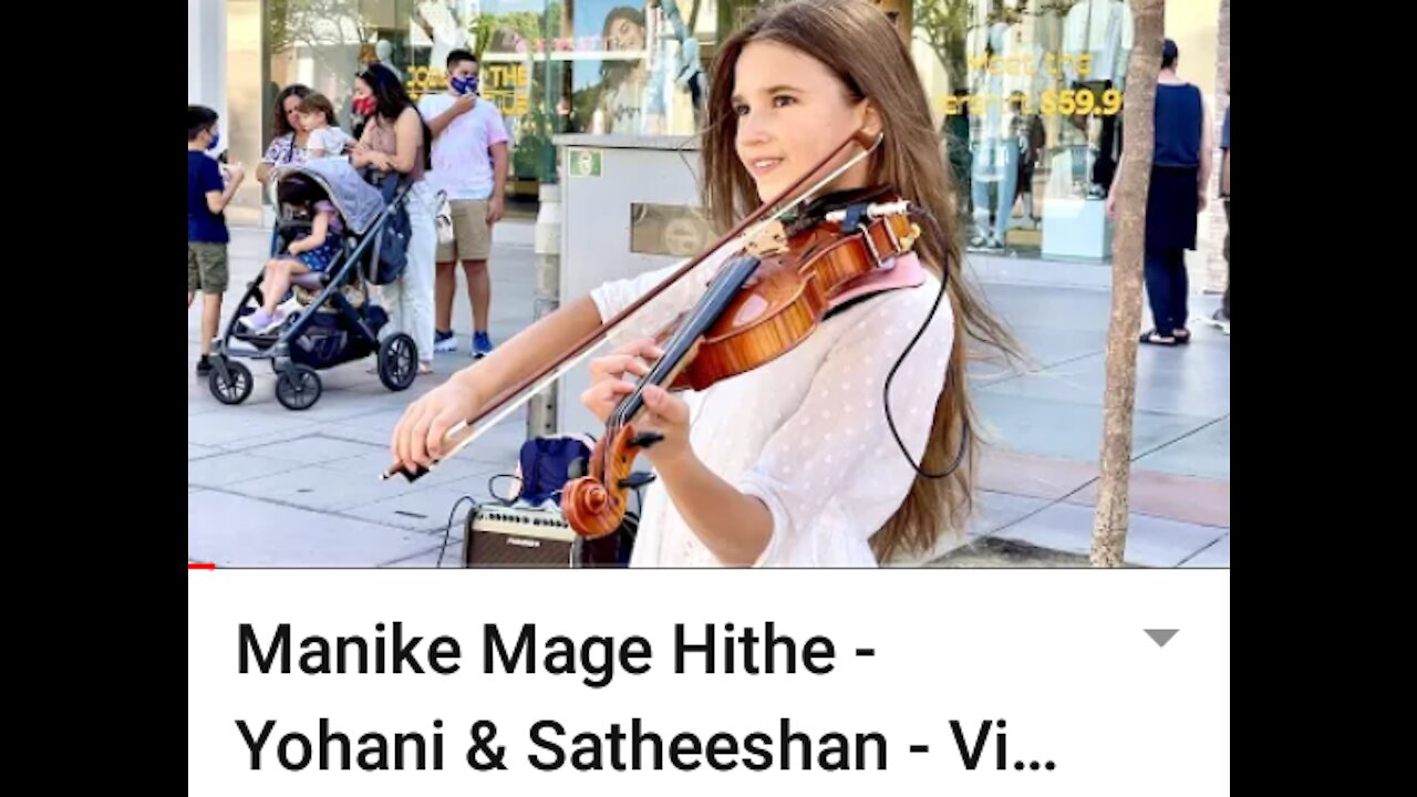 Manike Mage Hithe - Yohani & Satheeshan - Violin Cover by Karolina Protsenko