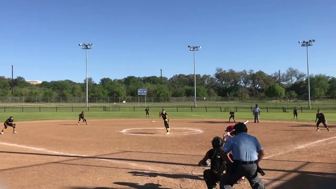 Line Drive up the middle