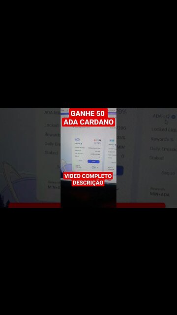 GANHANDO MUITAS ADA CARDANO FÁCIL !!!!!