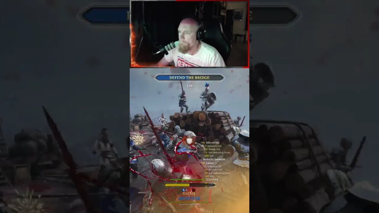triple kill #chivalry2 #gameplay #hackandslash #ScandinavianWolf #shorts