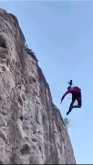 Rock Climbing can be dangerous.