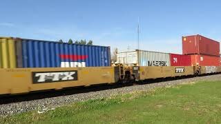 CSX Q008 Intermodal Double-Stack Train From Berea, Ohio November 7, 2020