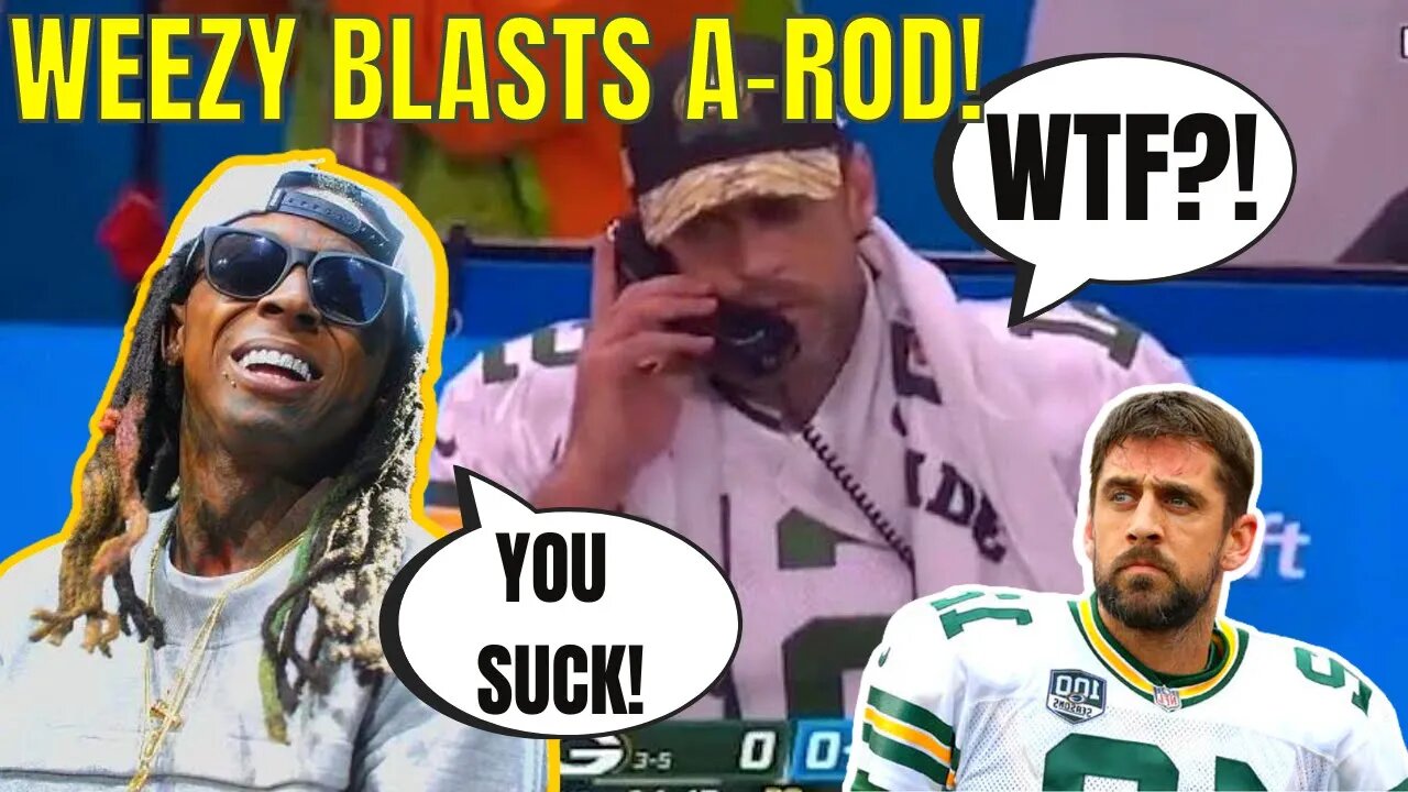 Packers Fan Lil Wayne BLASTS Aaron Rodgers After HORRIBLE Performance in AWFUL Loss To Lions!