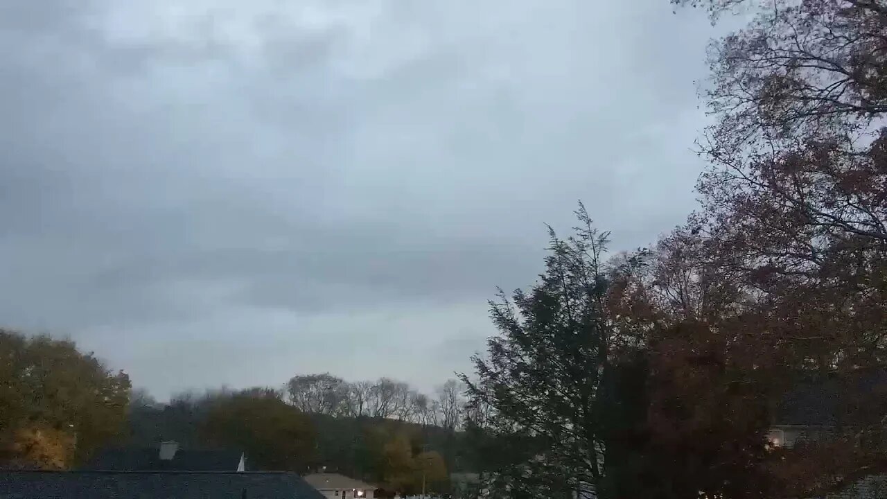 Thunder Lightning and a leaf blower?