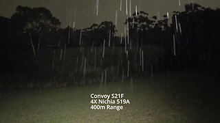 Convoy S21F: long-range beamshot test