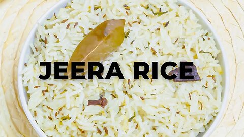 INSTANT POT JEERA RICE | CUMIN FLAVOURED RICE