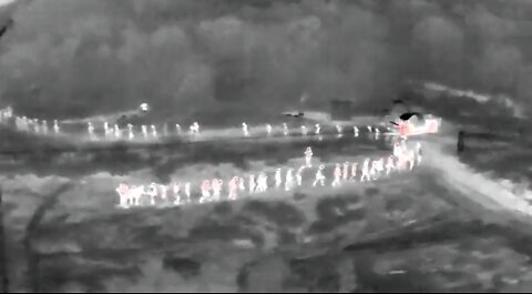 Drone Thermal Imaging Catches 500+ Migrants Crossing Illegally