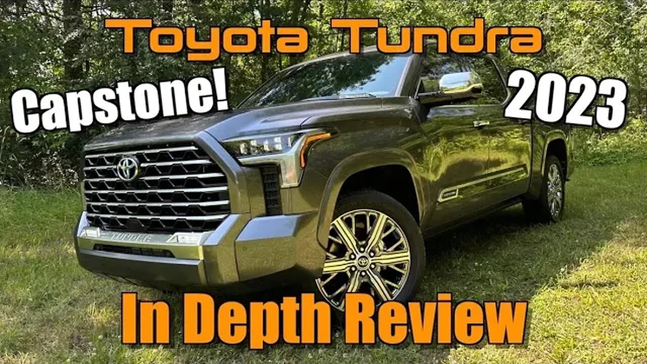 2023 Toyota Tundra Capstone (i-FORCE MAX Hybrid): Start Up, Test Drive & In Depth Review