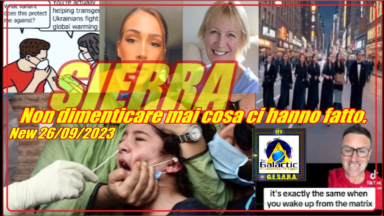 NEW SIERRA 26/09/2023 Non dimenticare mai cosa ci hanno fatto. Molte persone