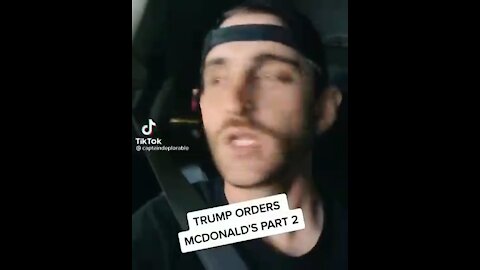 EPIC TRUMP @ Mc Donald’s