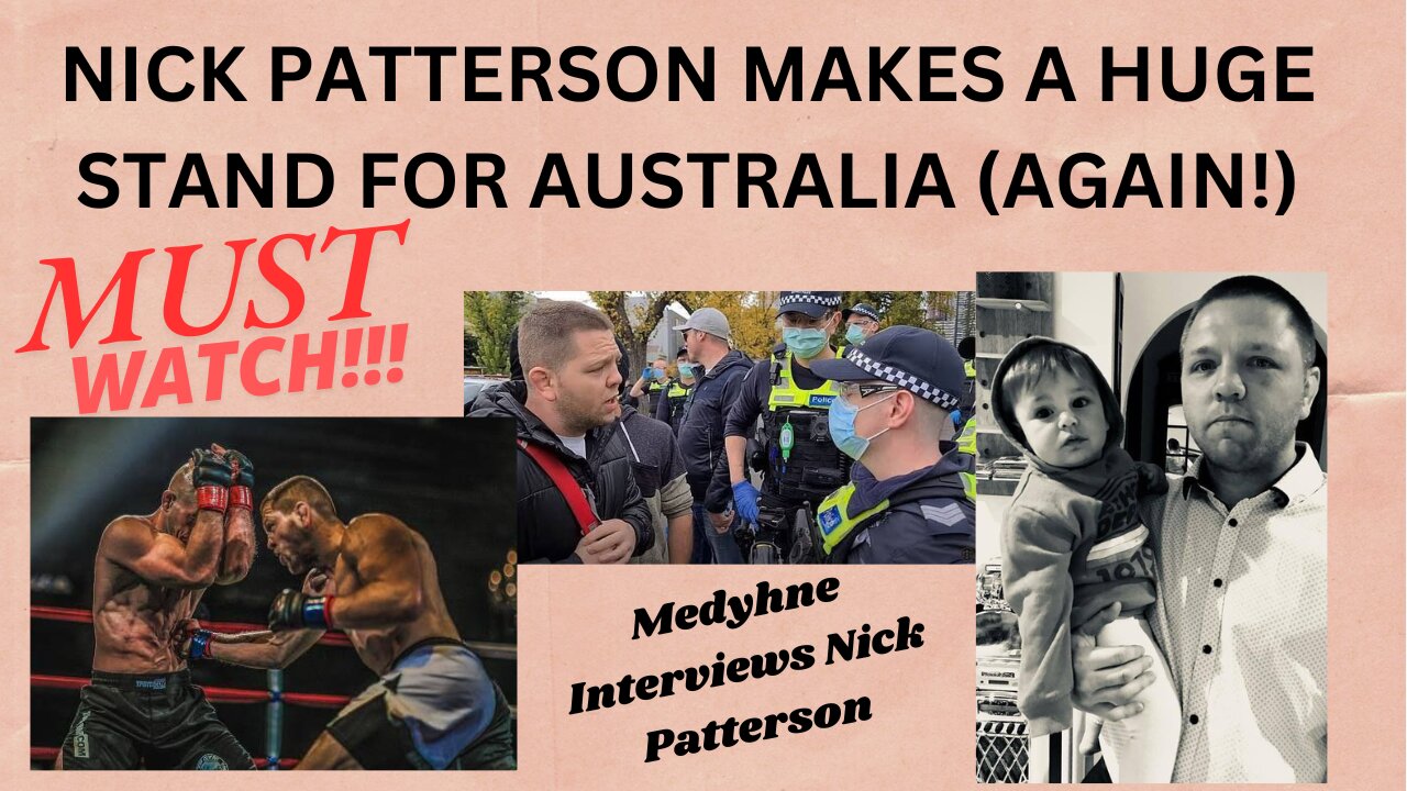 A MUST WATCH! NICK PATTERSON MAKES A HUGE STAND FOR AUSTRALIA (AGAIN)