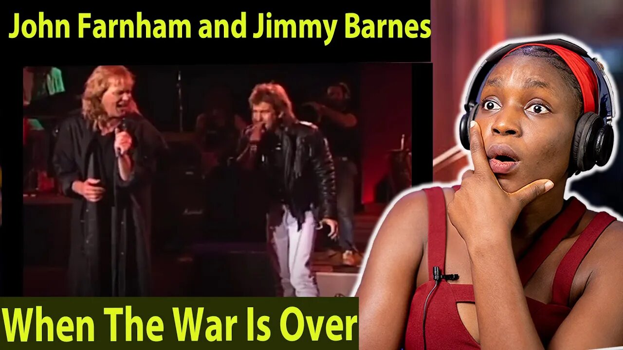 John Farnham and Jimmy Barnes | When The War Is Over | Reaction| 2 AUSSIE LEGENDS!