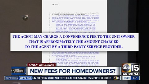 New fees for homeowners?