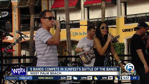 5 bands compete in SunFest's 'Battle of the Bands' in West Palm Beach