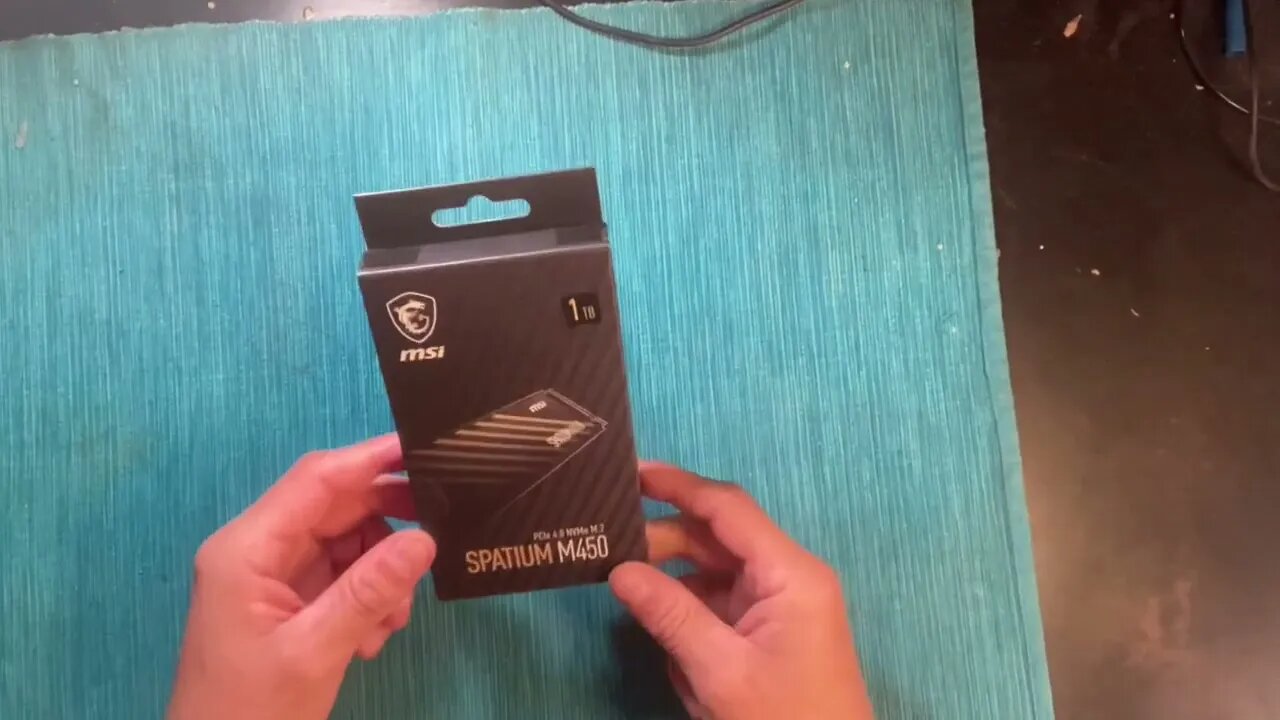 MSI Spatium 450 M.2 Unboxing.