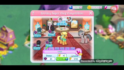 Applejack is in the 2nd phase in the baking contest