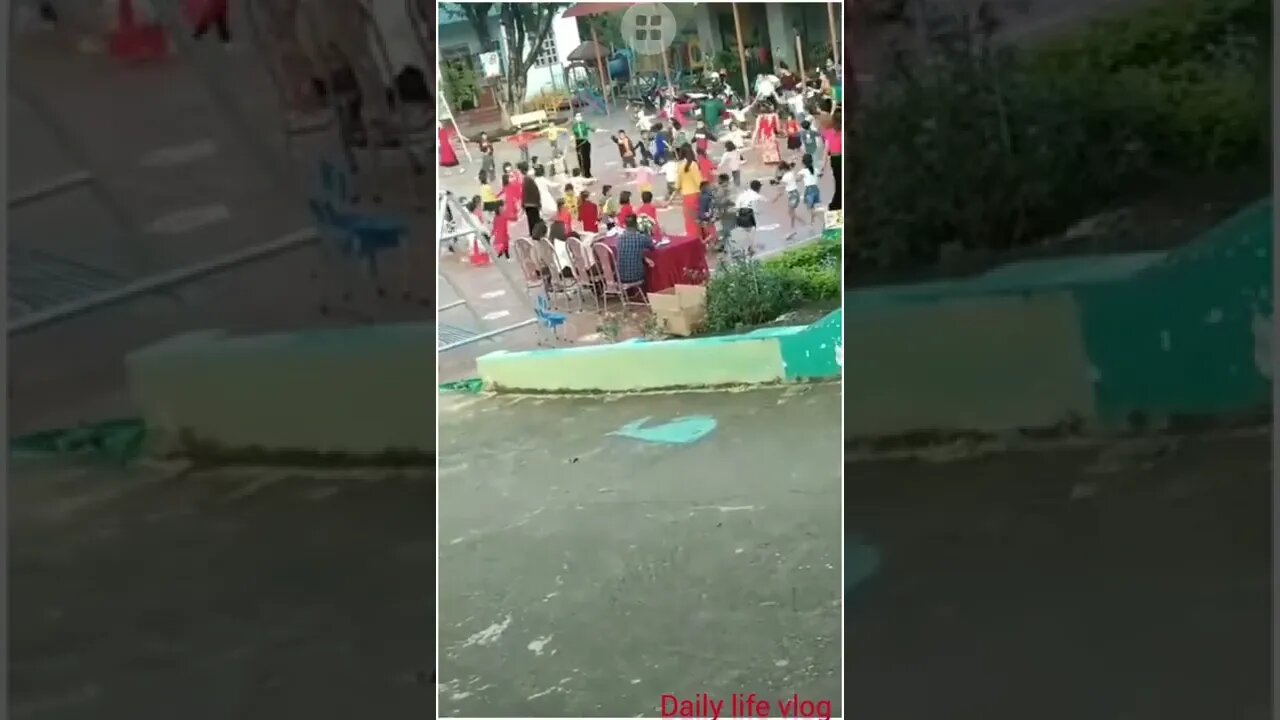 The teachers organize festivals and events for students