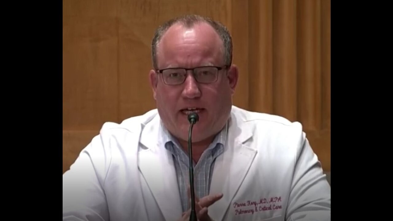 Dr. Pierre Kory, president of the FLCCC Alliance-Ivermectin is 100% effective against COVID-19