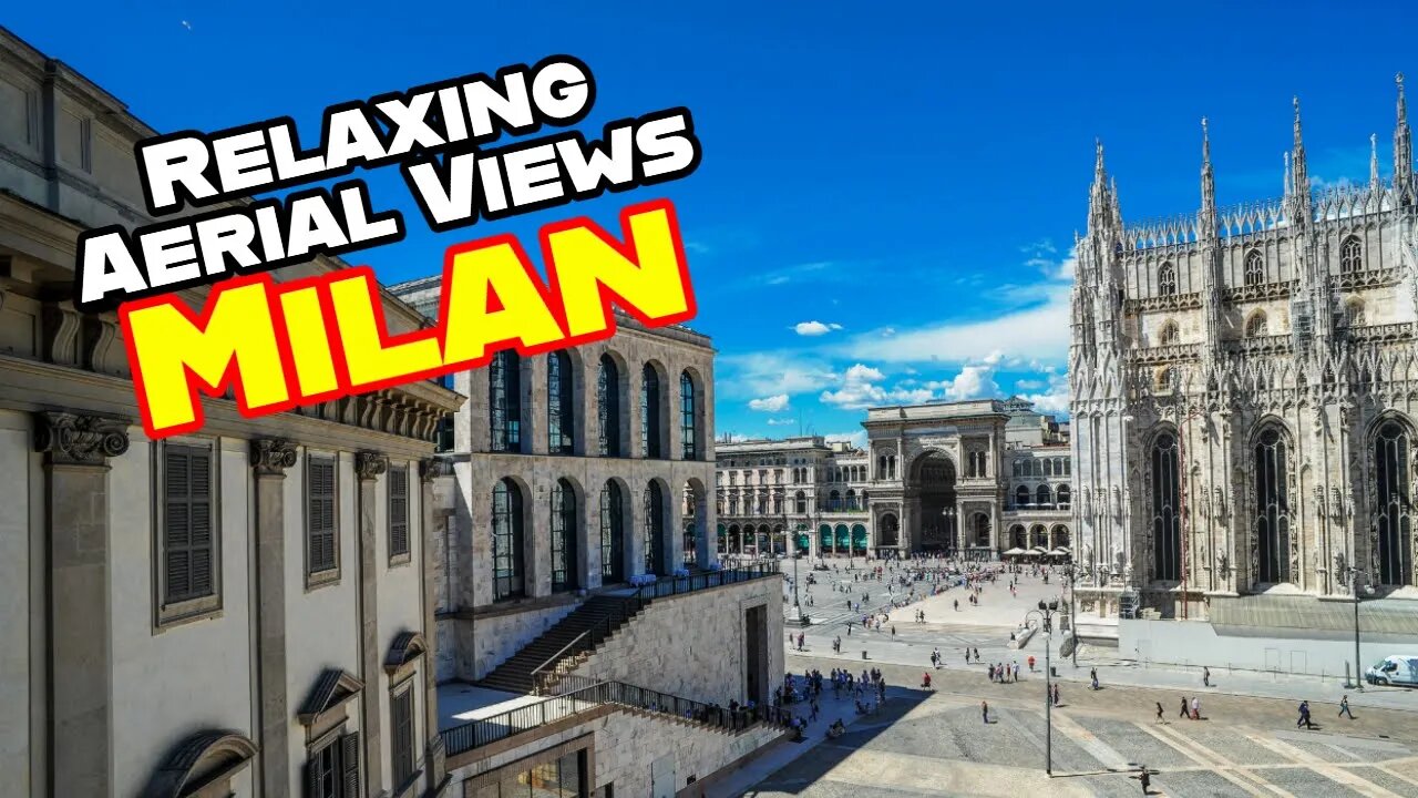 Exploring the Beauty of Milan from Above: A Stunning Drone Tour of Italy's Fashion Capital