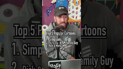 Guessing the TOP 5 MOST POPULAR Cartoons!! Do You Agree? #shorts