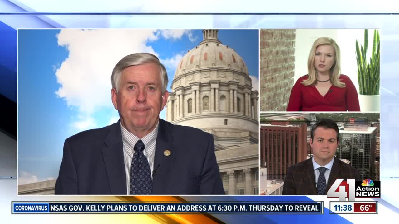 Gov. Mike Parson: KC, St. Louis not on same track as rest of state