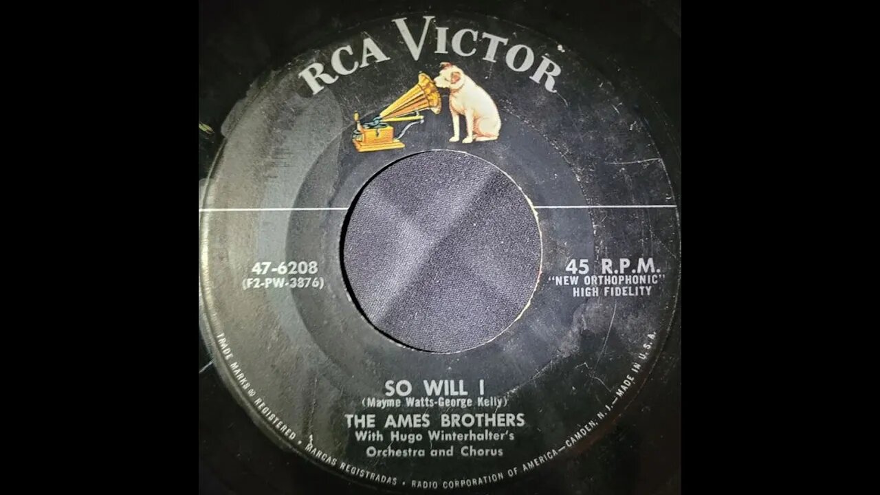 The Ames Brothers - So Will I