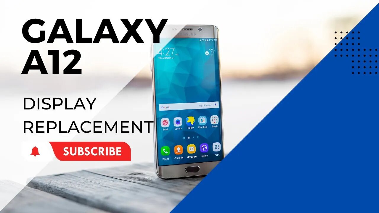 SAMSUNG, Galaxy A12 (a127), screen, display, replacement, repair video