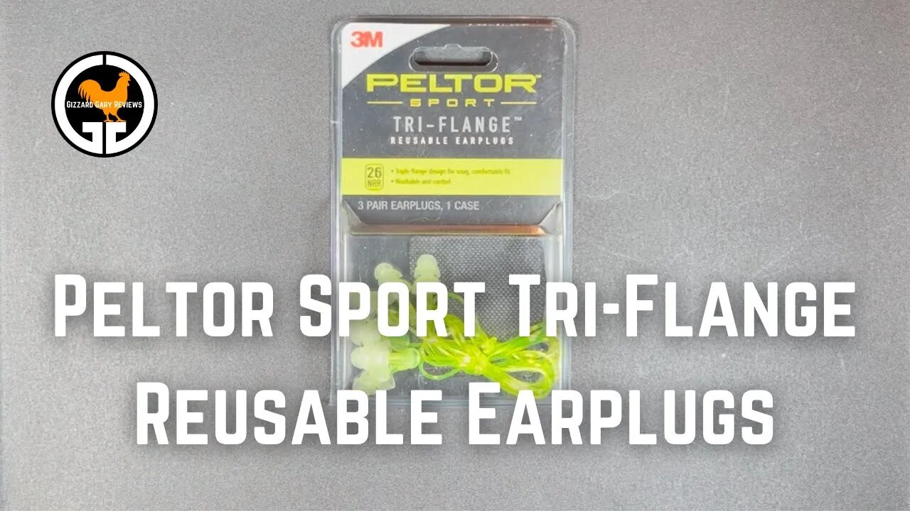 Peltor Sport Tri-Flange Reusable Earplugs