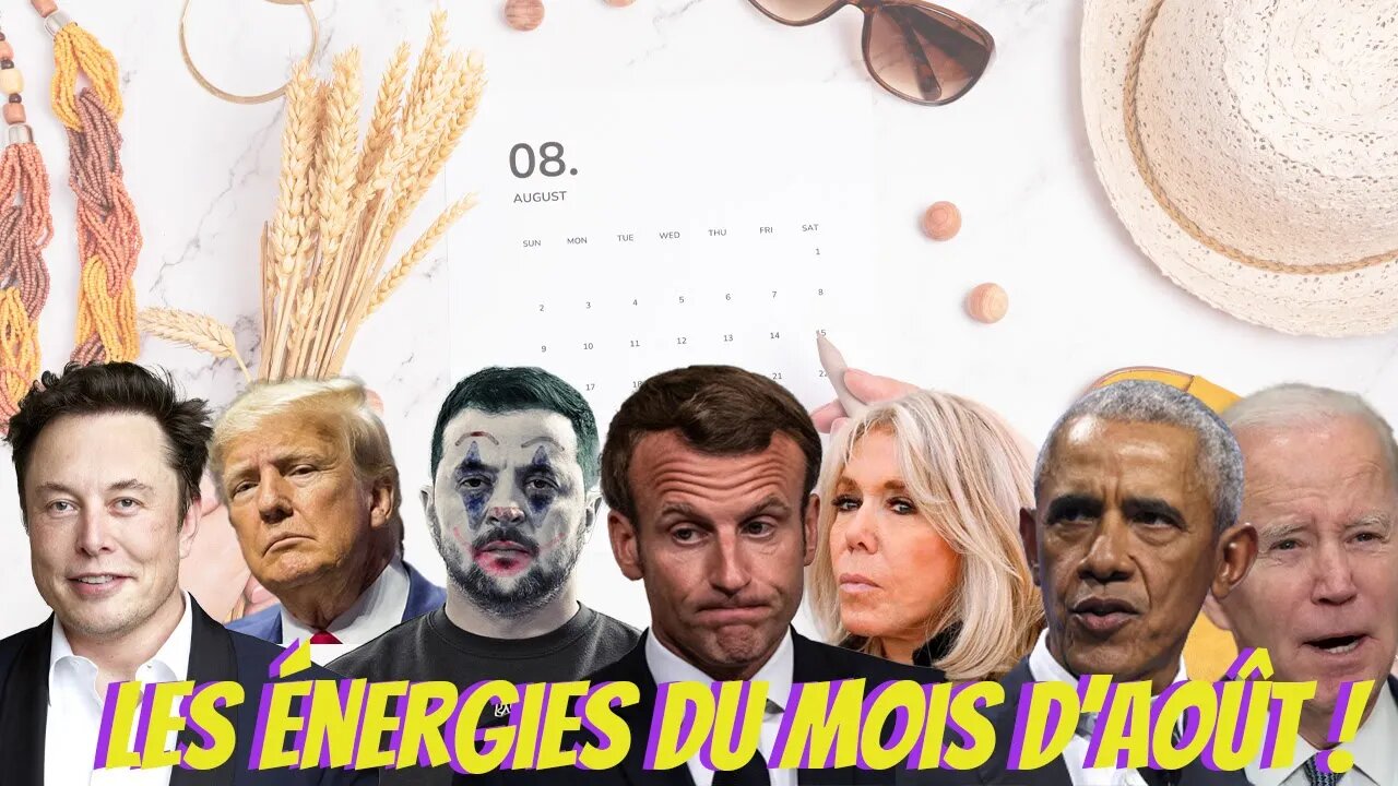 Les énergies du mois d'août ! 4/08/2023