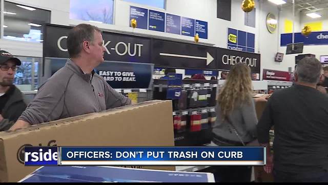 Boise PD warns against throwing away trash
