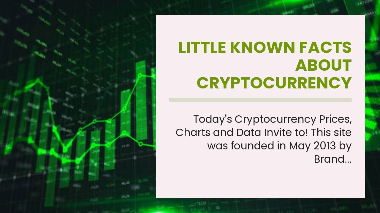 Little Known Facts About Cryptocurrency Investment Types - Charles Schwab.