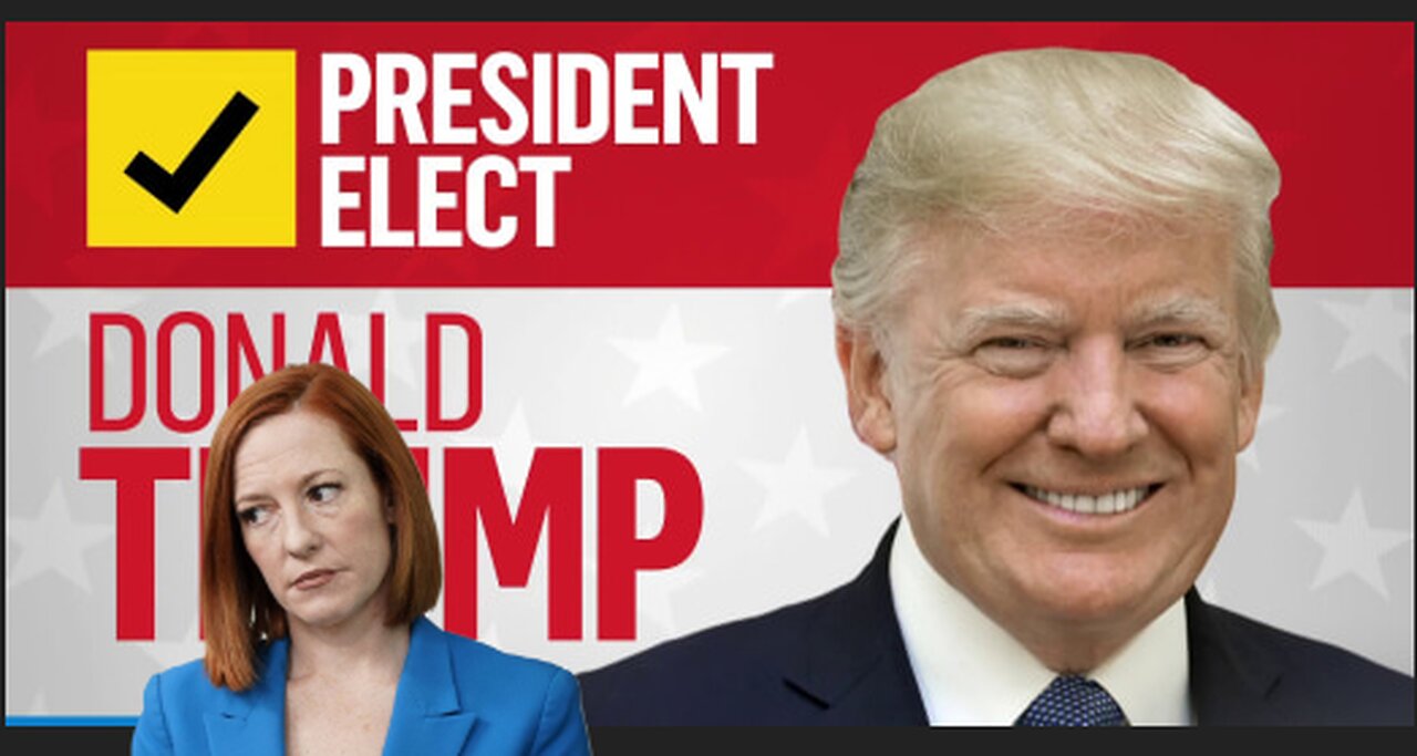 Jen Psaki Has Meltdown As She Announces Trump Landslide!