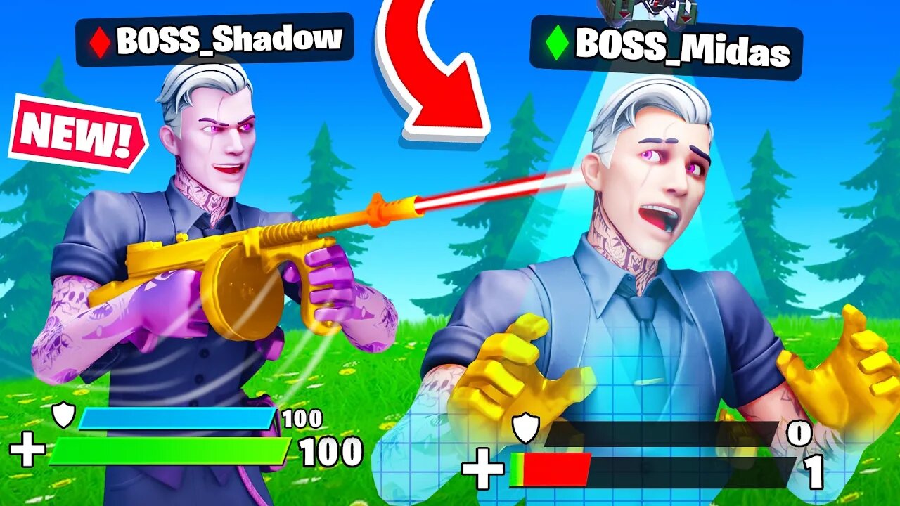 SHADOW Midas VS Midas - Fortnite