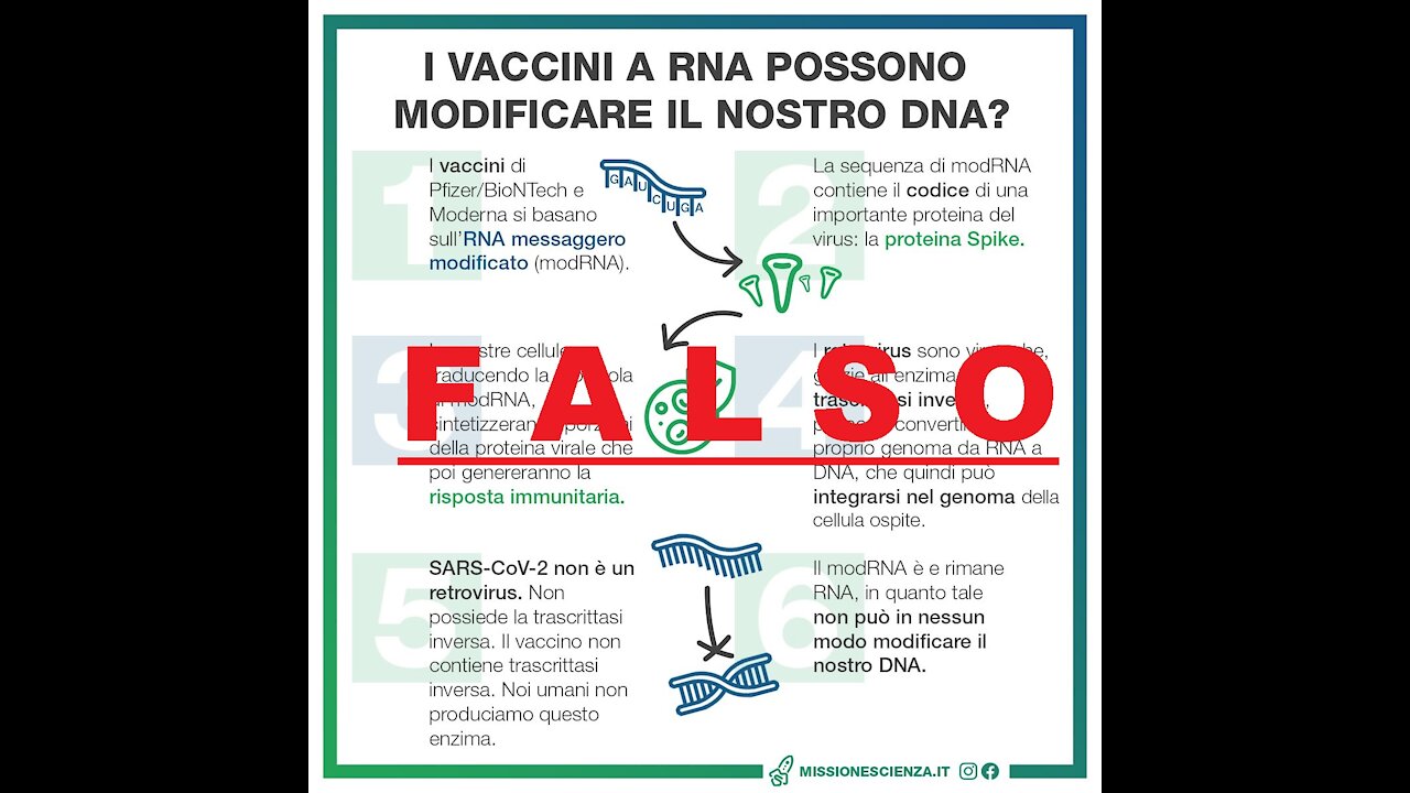 Vaccini: La prima prova che i segmenti di RNA possono essere riscritti nel DNA