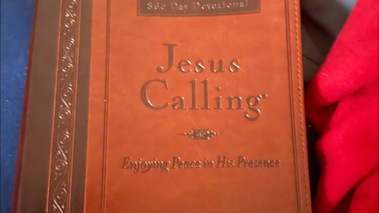 November 10Th| Jesus calling daily devotions .