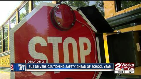 Bus drivers cautioning safety ahead of 2018-19 school year