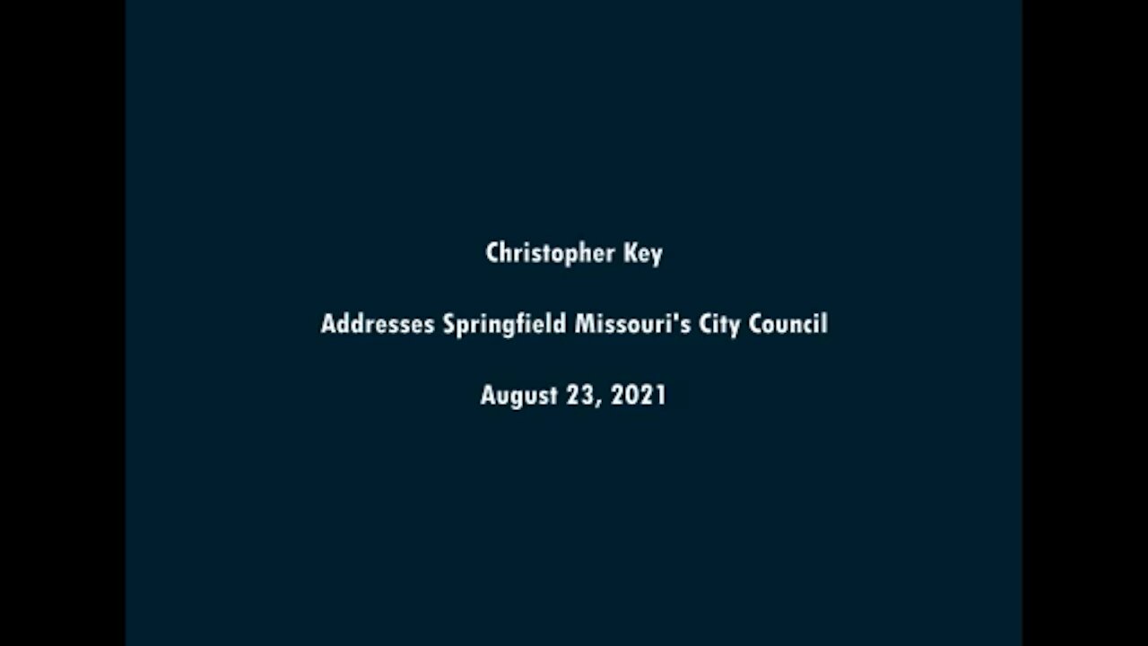 Vaccine Police speaks at the Springfield Missouri City Council