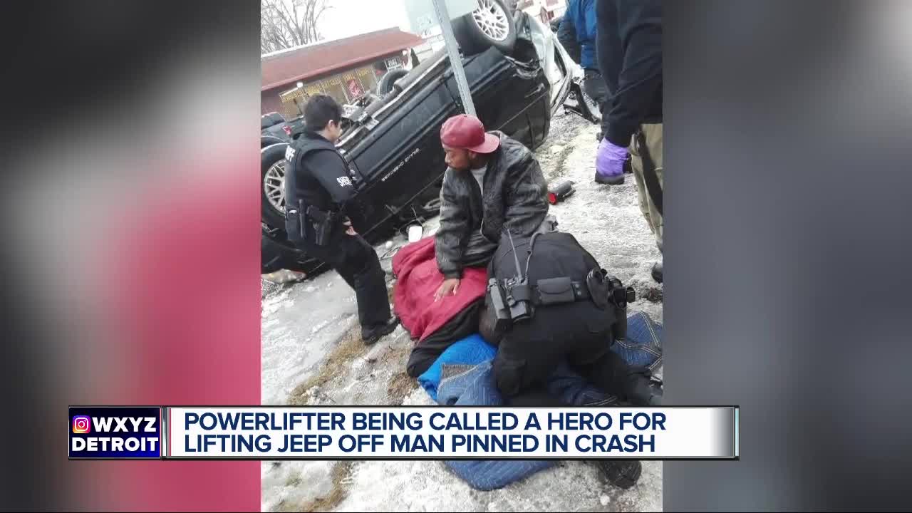 Local powerlifter lifts vehicle off man trapped underneath after accident